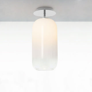 Artemide Gople ceiling lamp with silver structure Artemide Gople White - Buy now on ShopDecor - Discover the best products by ARTEMIDE design