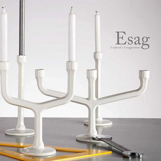 Atipico Esag Triple Candle Holder white ceramic - Buy now on ShopDecor - Discover the best products by ATIPICO design
