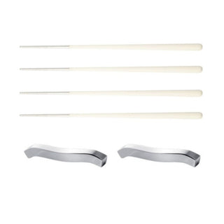 Broggi Kyoto White set 4 chopsticks - Buy now on ShopDecor - Discover the best products by BROGGI design