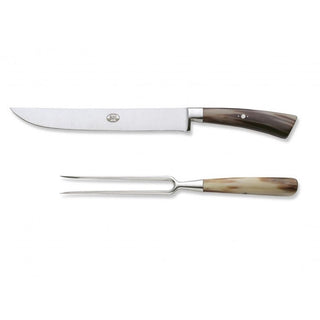 Coltellerie Berti Forgiati carving set 550 whole ox horn - Buy now on ShopDecor - Discover the best products by COLTELLERIE BERTI 1895 design