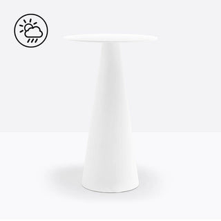 Pedrali Ikon 867 table with solid laminate top diam.70 cm. - Buy now on ShopDecor - Discover the best products by PEDRALI design