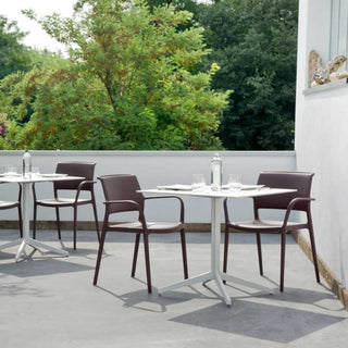 Pedrali Ara 315 outdoor design chair with armrests - Buy now on ShopDecor - Discover the best products by PEDRALI design
