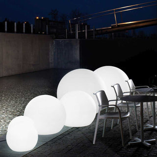 Pedrali Happy Apple 330E outdoor white floor lamp - Buy now on ShopDecor - Discover the best products by PEDRALI design