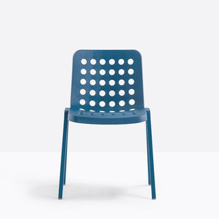 Pedrali Koi-Booki 370 stackable outdoor chair Pedrali Blue BL - Buy now on ShopDecor - Discover the best products by PEDRALI design