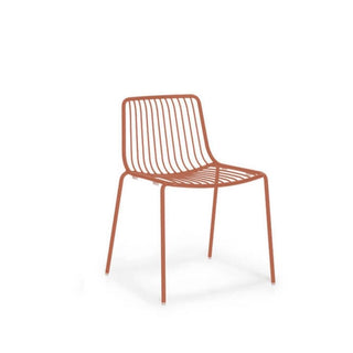 Pedrali Nolita 3650 garden chair with low backrest Pedrali Orange AR500E - Buy now on ShopDecor - Discover the best products by PEDRALI design