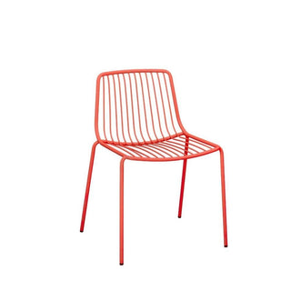 Pedrali Nolita 3650 garden chair with low backrest Pedrali Red RO200 - Buy now on ShopDecor - Discover the best products by PEDRALI design