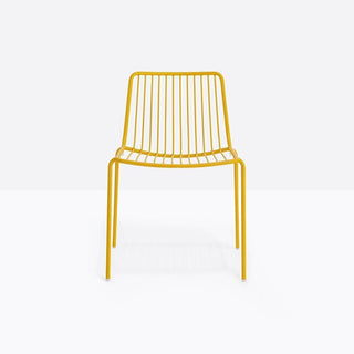 Pedrali Nolita 3650 garden chair with low backrest Pedrali Yellow GI100E - Buy now on ShopDecor - Discover the best products by PEDRALI design