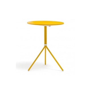 Pedrali Nolita 5453T garden table with tilting top diam.60 cm. Pedrali Yellow GI100E - Buy now on ShopDecor - Discover the best products by PEDRALI design