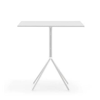Pedrali Nolita 5454 table with top 70x70 cm. White - Buy now on ShopDecor - Discover the best products by PEDRALI design