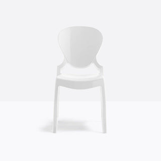 Pedrali Queen 650 stackable chair White - Buy now on ShopDecor - Discover the best products by PEDRALI design