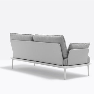 Pedrali Reva three seater sofa with side pillows - Buy now on ShopDecor - Discover the best products by PEDRALI design