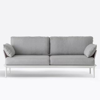 Pedrali Reva three seater sofa with side pillows - Buy now on ShopDecor - Discover the best products by PEDRALI design