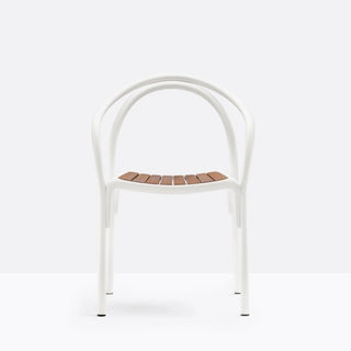 Pedrali Soul 3746 armchair for outdoor use Pedrali White BI200 - Buy now on ShopDecor - Discover the best products by PEDRALI design