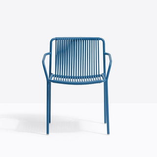 Pedrali Tribeca 3665 garden chair with armrests Pedrali Blue BL300E - Buy now on ShopDecor - Discover the best products by PEDRALI design