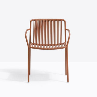 Pedrali Tribeca 3665 garden chair with armrests Pedrali Terracotta TE - Buy now on ShopDecor - Discover the best products by PEDRALI design