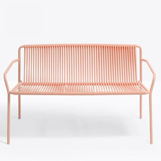 Pedrali Tribeca 3666 garden lounge sofa for outdoor use Pedrali Pink RA100E - Buy now on ShopDecor - Discover the best products by PEDRALI design