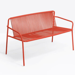 Pedrali Tribeca 3666 garden lounge sofa for outdoor use Pedrali Red RO400E - Buy now on ShopDecor - Discover the best products by PEDRALI design