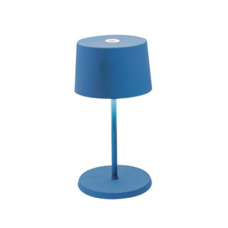 Zafferano Lampes à Porter Olivia Mini Pro LED portable table lamp Zafferano Capri Blue K3 - Buy now on ShopDecor - Discover the best products by ZAFFERANO LAMPES À PORTER design