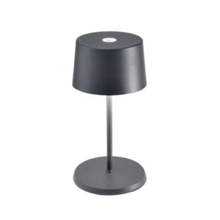 Zafferano Lampes à Porter Olivia Mini Pro LED portable table lamp Zafferano Dark Grey N3 - Buy now on ShopDecor - Discover the best products by ZAFFERANO LAMPES À PORTER design