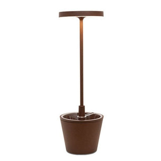 Zafferano Lampes à Porter Poldina Reverso Pro LED portable table lamp Zafferano Corten R3 - Buy now on ShopDecor - Discover the best products by ZAFFERANO LAMPES À PORTER design