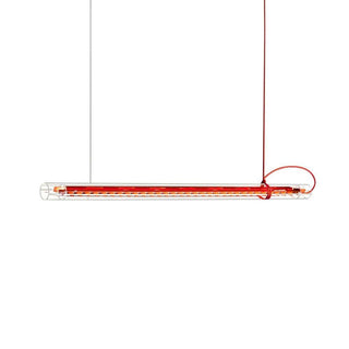 Ingo Maurer Tubular LED suspension lamp dimmable red - Buy now on ShopDecor - Discover the best products by INGO MAURER design