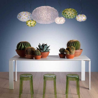 Kartell Big Bloom transparent suspension lamp diam. 80 cm. - Buy now on ShopDecor - Discover the best products by KARTELL design