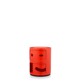 Kartell Componibili Smile 3 - red container with 2 drawers - Buy now on ShopDecor - Discover the best products by KARTELL design