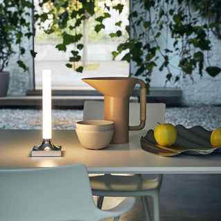 Kartell Goodnight portable table lamp LED for outdoor use glossy chrome Buy on Shopdecor KARTELL collections