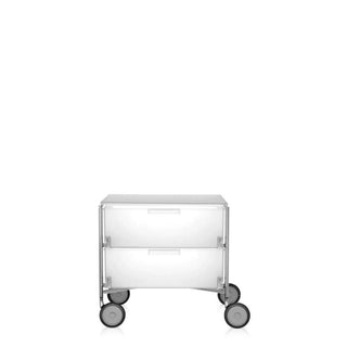 Kartell Mobil chest of drawers with 2 drawers and wheels - Buy now on ShopDecor - Discover the best products by KARTELL design
