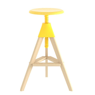 Magis The Wild Bunch Tom stool in beech Magis Yellow 1784C - Buy now on ShopDecor - Discover the best products by MAGIS design