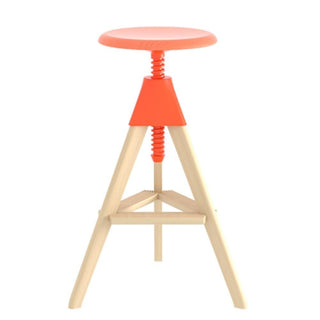 Magis The Wild Bunch Tom stool in beech Magis Orange 1780C - Buy now on ShopDecor - Discover the best products by MAGIS design