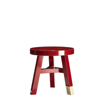 Moooi Common Comrades Merchant red wooden stool - Buy now on ShopDecor - Discover the best products by MOOOI design