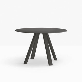 Pedrali Arki-table ARK5 diam.129 cm. in black solid laminate - Buy now on ShopDecor - Discover the best products by PEDRALI design