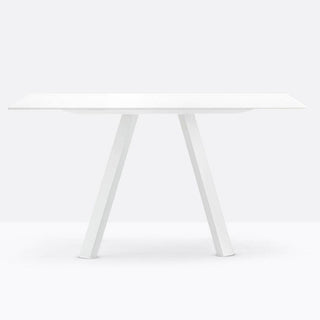 Pedrali Arki-table Compact 139x139 cm. in white solid laminate - Buy now on ShopDecor - Discover the best products by PEDRALI design