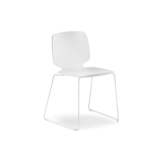 Pedrali Babila 2740 stackable chair with sled base White - Buy now on ShopDecor - Discover the best products by PEDRALI design