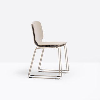 Pedrali Babila 2740 stackable chair with sled base - Buy now on ShopDecor - Discover the best products by PEDRALI design