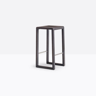 Pedrali Brera 387 wooden stool with seat H.65 cm. - Buy now on ShopDecor - Discover the best products by PEDRALI design