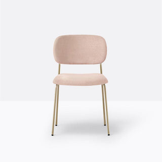 Pedrali Jazz 3719 padded chair in velvet Pedrali G182 - Buy now on ShopDecor - Discover the best products by PEDRALI design