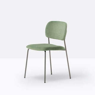 Pedrali Jazz 3719 padded chair in velvet - Buy now on ShopDecor - Discover the best products by PEDRALI design