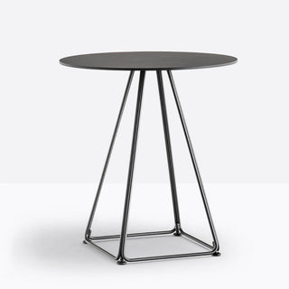 Pedrali Lunar 5440 round table with solid laminate top diam.60 cm. - Buy now on ShopDecor - Discover the best products by PEDRALI design