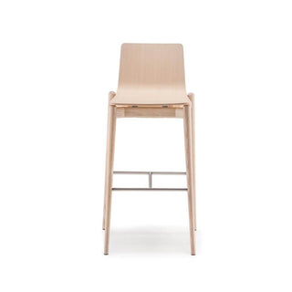 Pedrali Malmo 236 ash stool with seat H.75 cm. Pedrali Natural ash FR - Buy now on ShopDecor - Discover the best products by PEDRALI design