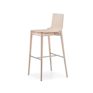 Pedrali Malmo 236 ash stool with seat H.75 cm. - Buy now on ShopDecor - Discover the best products by PEDRALI design