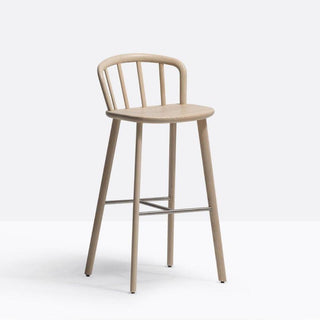 Pedrali Nym 2839 stool in solid ash wood - Buy now on ShopDecor - Discover the best products by PEDRALI design