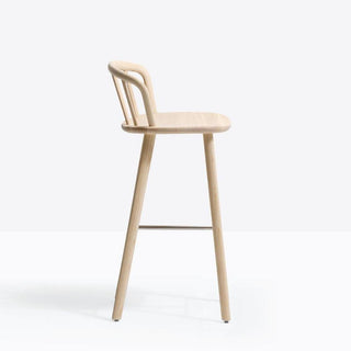 Pedrali Nym 2839 stool in solid ash wood - Buy now on ShopDecor - Discover the best products by PEDRALI design