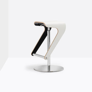 Pedrali Woody 495 stool with adjustable seat - Buy now on ShopDecor - Discover the best products by PEDRALI design