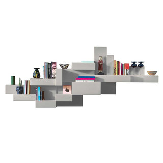 Qeeboo Primitive bookshelf Qeeboo Grey - Buy now on ShopDecor - Discover the best products by QEEBOO design