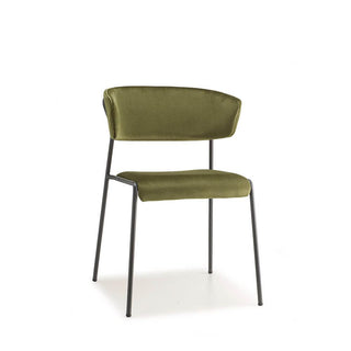 Scab Lisa armchair anthracite coated legs velvet seat - Buy now on ShopDecor - Discover the best products by SCAB design
