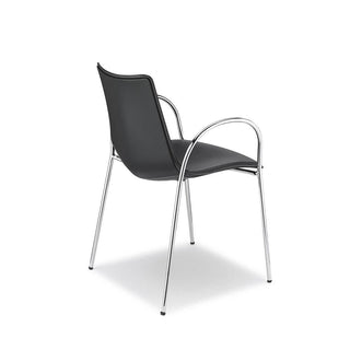 Scab Zebra Pop chair with armrests by Luisa Battaglia Scab Black EP 75 - Buy now on ShopDecor - Discover the best products by SCAB design