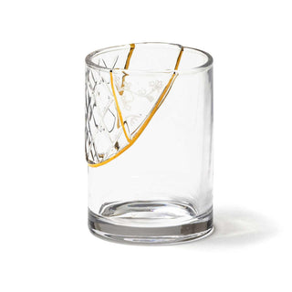 Seletti Kintsugi glass transparent/24 carat gold mod. 2 - Buy now on ShopDecor - Discover the best products by SELETTI design