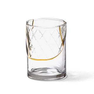 Seletti Kintsugi glass transparent/24 carat gold mod. 2 - Buy now on ShopDecor - Discover the best products by SELETTI design